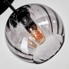 Koyoto Plafoniera, Lampada a sfera Grigio fumo, 3-Luci