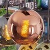 Koyoto Lampadario a sospensione, Lampada a sfera, Lampada a sospensione Blu, Oro, Verde, Ramato, 6-Luci