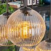 Koyoto Lampadario a sospensione, Lampada a sfera, Lampada a sospensione Ambrato, Chiaro, Grigio fumo, 6-Luci