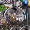 Koyoto Lampadario a sospensione, Lampada a sfera, Lampada a sospensione Grigio fumo, 6-Luci