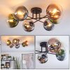 Gastor Plafoniera, Lampada a sfera 62 cm Blu, Cromo, Verde, Chiaro, Ramato, Grigio fumo, 6-Luci