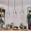 Neran Lampadario a sospensione, Lampada a sospensione Zincato, 3-Luci