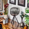 Trion Lampada da tavolo Nero, 1-Luce