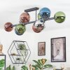Gastor Plafoniera, Lampada a sfera Blu, Cromo, Verde, Ramato, Grigio fumo, 10-Luci