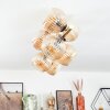 Koyoto Plafoniera, Lampada a sfera Oro, Nero, 8-Luci