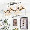 Koyoto Plafoniera, Lampada a sfera Oro, Nero, 8-Luci