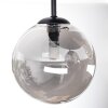 Chehalis Plafoniera, Lampada a sfera 32 cm Grigio fumo, 3-Luci