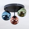 Chehalis Plafoniera, Lampada a sfera 30 cm Blu, Verde, Ramato, 3-Luci Chehalis Plafoniera, Lampada a sfera 30 cm Blu, Verde, Ramato, 3-Luci