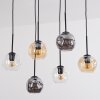 Ripoll Lampadario a sospensione, Lampada a sfera, Lampada a sospensione Ambrato, Chiaro, Grigio fumo, 6-Luci