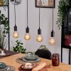 Soungou Lampadario a sospensione, Lampada a sospensione Écru, Nero, 4-Luci