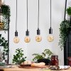 Soungou Lampadario a sospensione, Lampada a sospensione Écru, Nero, 4-Luci