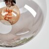 Gastor Plafoniera, Lampada a sfera 30 cm Grigio fumo, 3-Luci