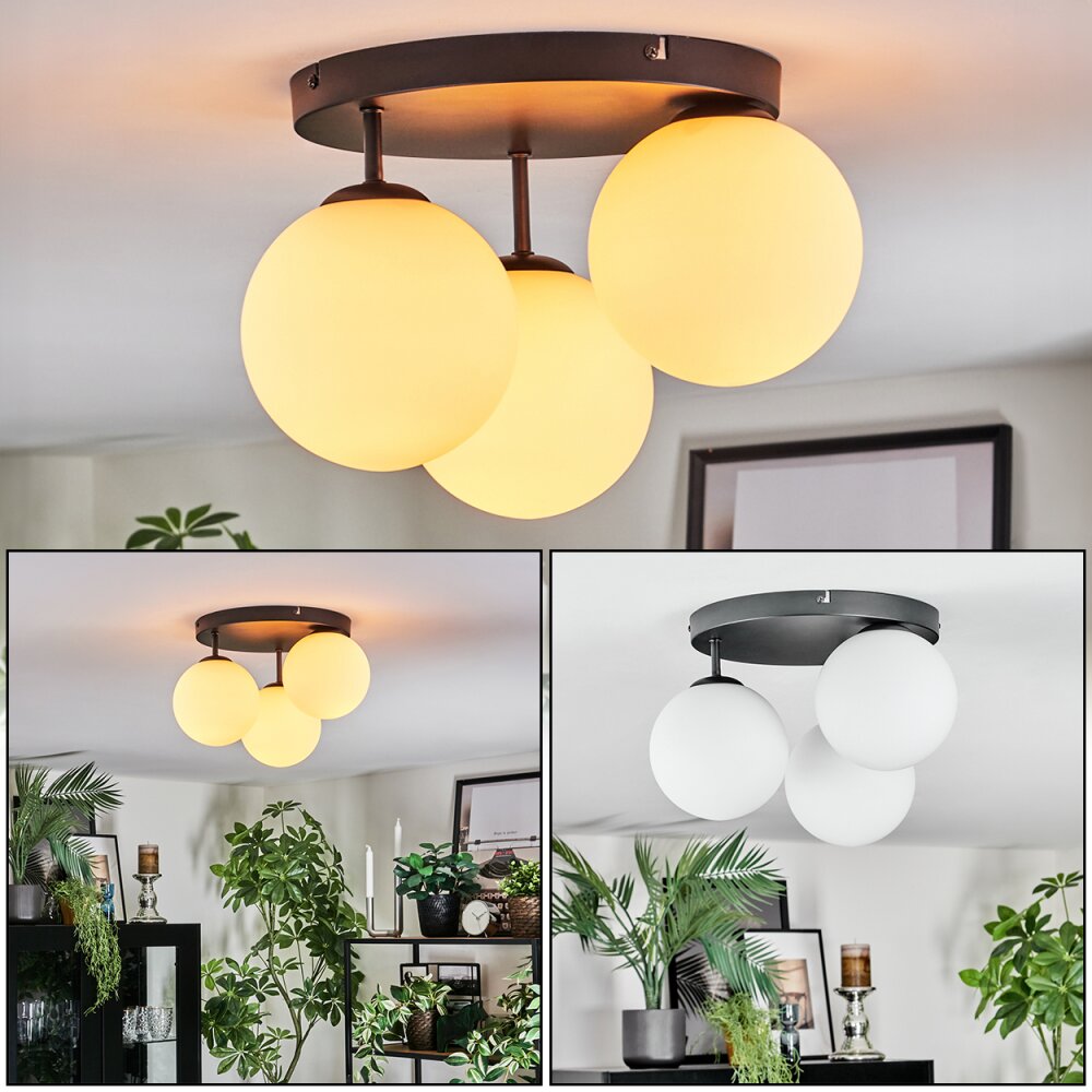 Gastor Plafoniera, Lampada a sfera Bianco, 3-Luci main product photo