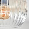 Koyoto Plafoniera, Lampada a sfera 30 cm Ambrato, Chiaro, 3-Luci