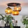 Koyoto Plafoniera, Lampada a sfera Blu, Oro, Verde, 3-Luci