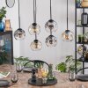 Ripoll Lampadario a sospensione, Lampada a sfera, Lampada a sospensione Ambrato, Chiaro, Grigio fumo, 6-Luci
