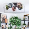 Gastor Plafoniera, Lampada a sfera 62 cm Blu, Verde, Chiaro, Ramato, 6-Luci Gastor Plafoniera, Lampada a sfera 62 cm Blu, Verde, Chiaro, Ramato, 6-Luci