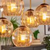 Gastor Plafoniera, Lampada a sfera Oro, Nero, 5-Luci