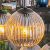 Koyoto Lampadario a sospensione, Lampada a sfera, Lampada a sospensione Ambrato, 6-Luci