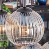 Koyoto Lampadario a sospensione, Lampada a sfera, Lampada a sospensione Ambrato, Chiaro, 6-Luci