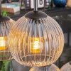 Koyoto Lampadario a sospensione, Lampada a sfera, Lampada a sospensione Ambrato, Chiaro, 6-Luci