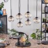 Koyoto Lampadario a sospensione, Lampada a sfera, Lampada a sospensione Ambrato, Chiaro, 6-Luci