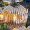 Ripoll Lampadario a sospensione, Lampada a sfera, Lampada a sospensione Cromo, Grigio fumo, 6-Luci
