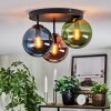 Gastor Plafoniera, Lampada a sfera Blu, Verde, Ramato, 3-Luci