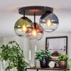 Gastor Plafoniera, Lampada a sfera Blu, Verde, Chiaro, Ramato, 3-Luci