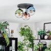 Gastor Plafoniera, Lampada a sfera Blu, Verde, Chiaro, Ramato, 3-Luci