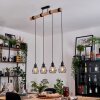 Yaak Lampadario a sospensione, Lampada a sospensione Écru, Nero, 4-Luci
