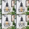 Yaak Lampadario a sospensione, Lampada a sospensione Écru, Nero, 4-Luci