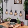 Yaak Lampadario a sospensione, Lampada a sospensione Écru, Nero, 4-Luci