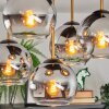 Koyoto Plafoniera, Lampada a sfera Oro, Nero, 5-Luci