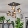 Koyoto Plafoniera, Lampada a sfera Oro, Nero, 5-Luci