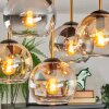 Koyoto Plafoniera, Lampada a sfera Oro, Nero, 5-Luci