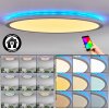 Zuren Plafoniera, Panel LED Bianco, 1-Luce, Cambia colore