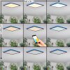 Zuren Plafoniera, Panel LED Nero, 1-Luce, Cambia colore