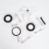 Ramek Plafoniera, Lampada da incasso LED Nero, 3-Luci