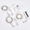 Ramek Plafoniera, Lampada da incasso LED Nichel opaco, 3-Luci