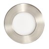 Ramek Plafoniera, Lampada da incasso LED Nichel opaco, 3-Luci