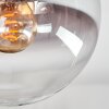 Koyoto Plafoniera, Lampada a sfera Chiaro, Grigio fumo, 3-Luci