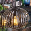 Oravi Lampadario a sospensione, Lampada a sospensione Nero, 6-Luci