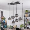 Oravi Lampadario a sospensione, Lampada a sospensione Nero, 6-Luci