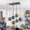 Ripoll Lampadario a sospensione, Lampada a sfera, Lampada a sospensione Blu, Oro, Verde, 6-Luci