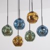 Ripoll Lampadario a sospensione, Lampada a sfera, Lampada a sospensione Blu, Oro, Verde, 6-Luci