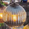 Koyoto Lampadario a sospensione, Lampada a sfera, Lampada a sospensione Blu, Oro, Ramato, 6-Luci