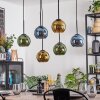 Koyoto Lampadario a sospensione, Lampada a sfera, Lampada a sospensione Blu, Oro, Verde, 6-Luci Koyoto Lampadario a sospensione, Lampada a sfera, Lampada a sospensione Blu, Oro, Verde, 6-Luci