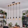 Soungou Lampadario a sospensione, Lampada a sospensione Écru, Nero, 5-Luci