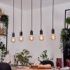 Soungou Lampadario a sospensione, Lampada a sospensione Écru, Nero, 5-Luci